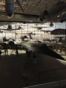 The SR-71 surrounded by a gaggle.