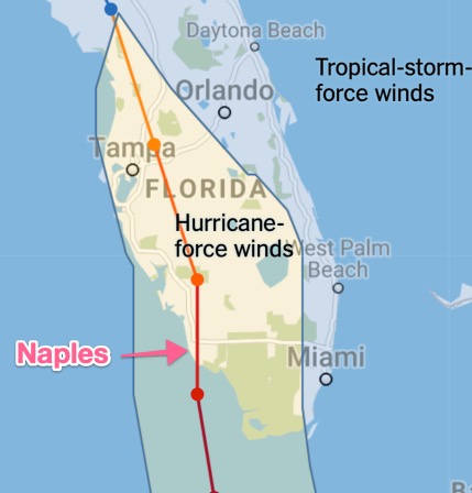 Hurricane Irma Path